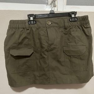 Mini cargo skirt